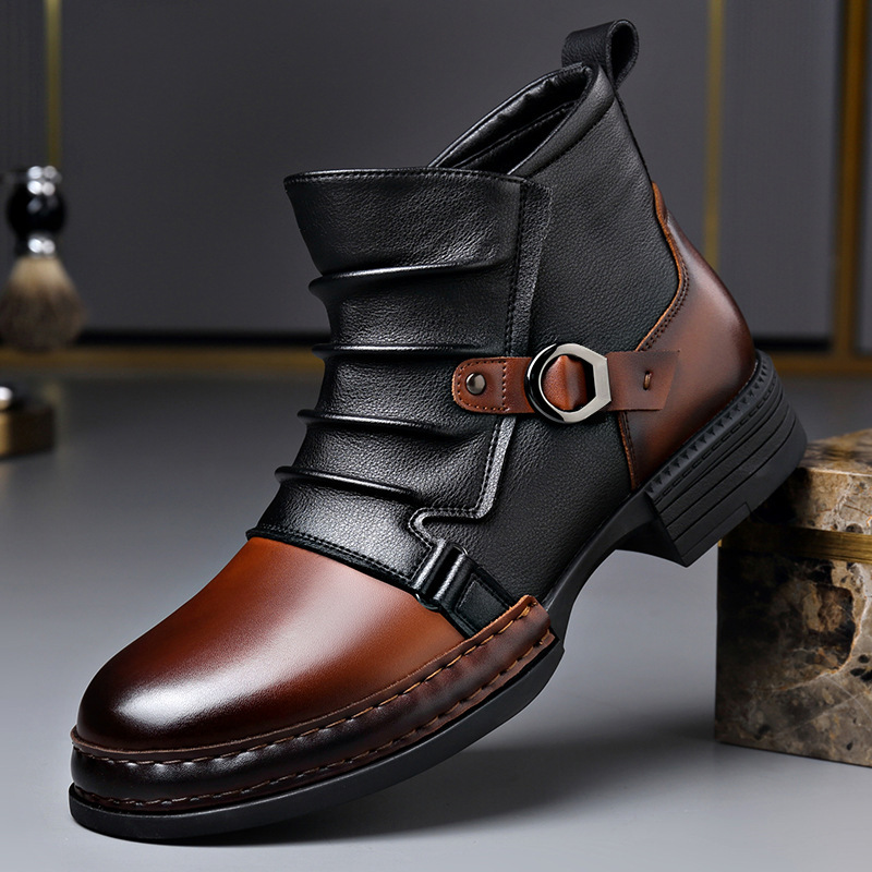 Fashion Men'S Boots - 남성용 가을 겨울 레트로 앵클 부츠