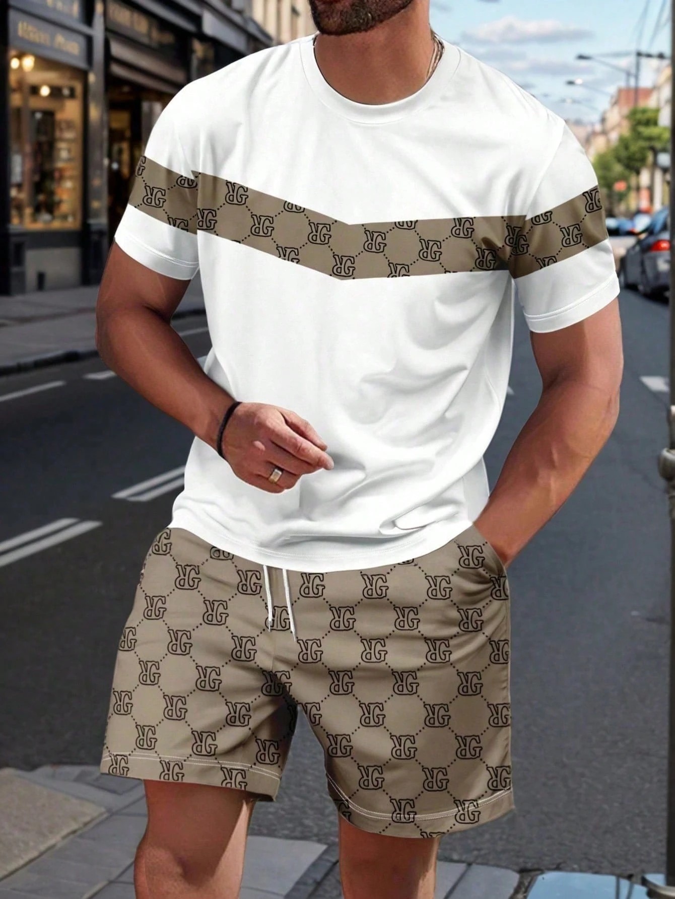 Men'S Fashion Clothing - 2026년 여름 남성복 3D 프린팅 패턴