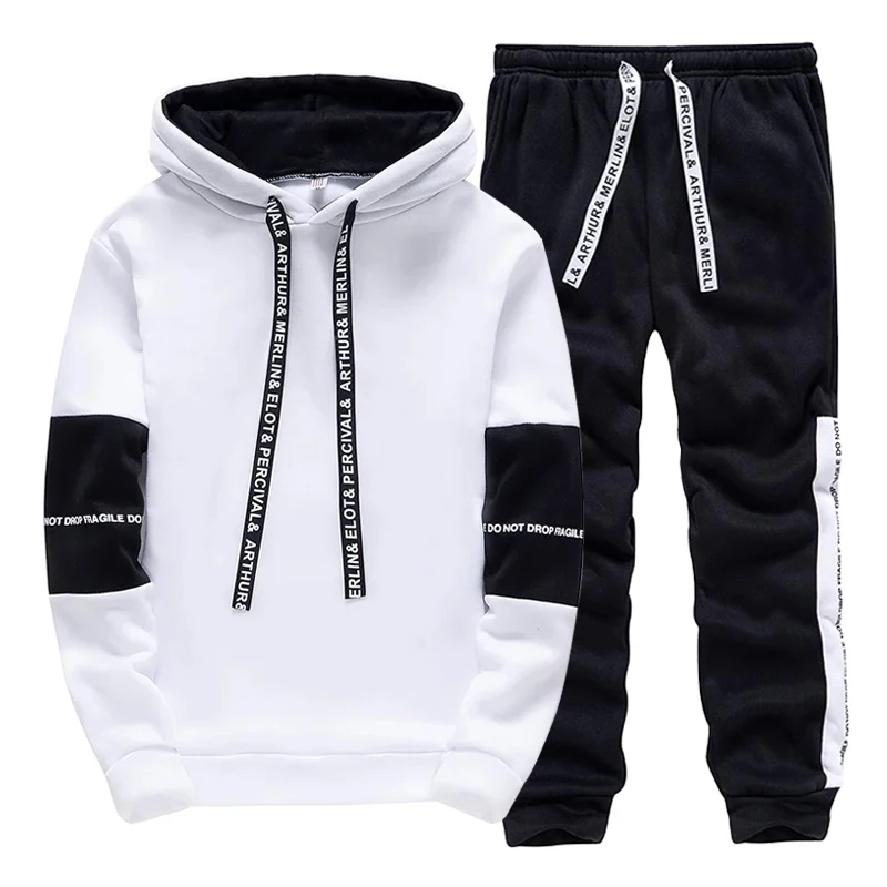 Men'S Fashion Clothing - 남성용 트랙수트 캐주얼 후드 스웨트셔츠 야외