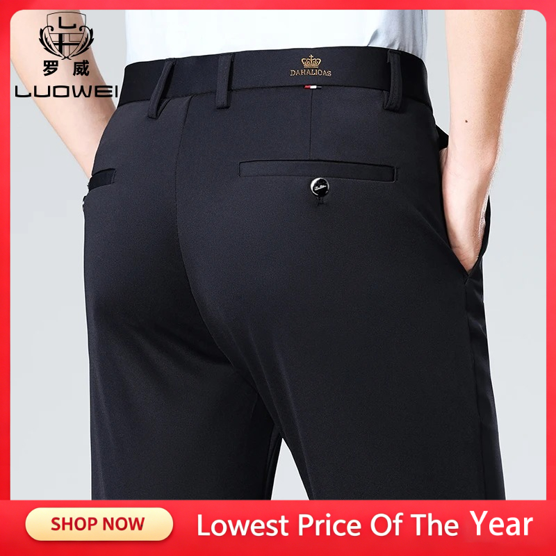 Formal Trouser Stretch - 브랜드 남성용 팬츠, 하이 스트레치 원단,