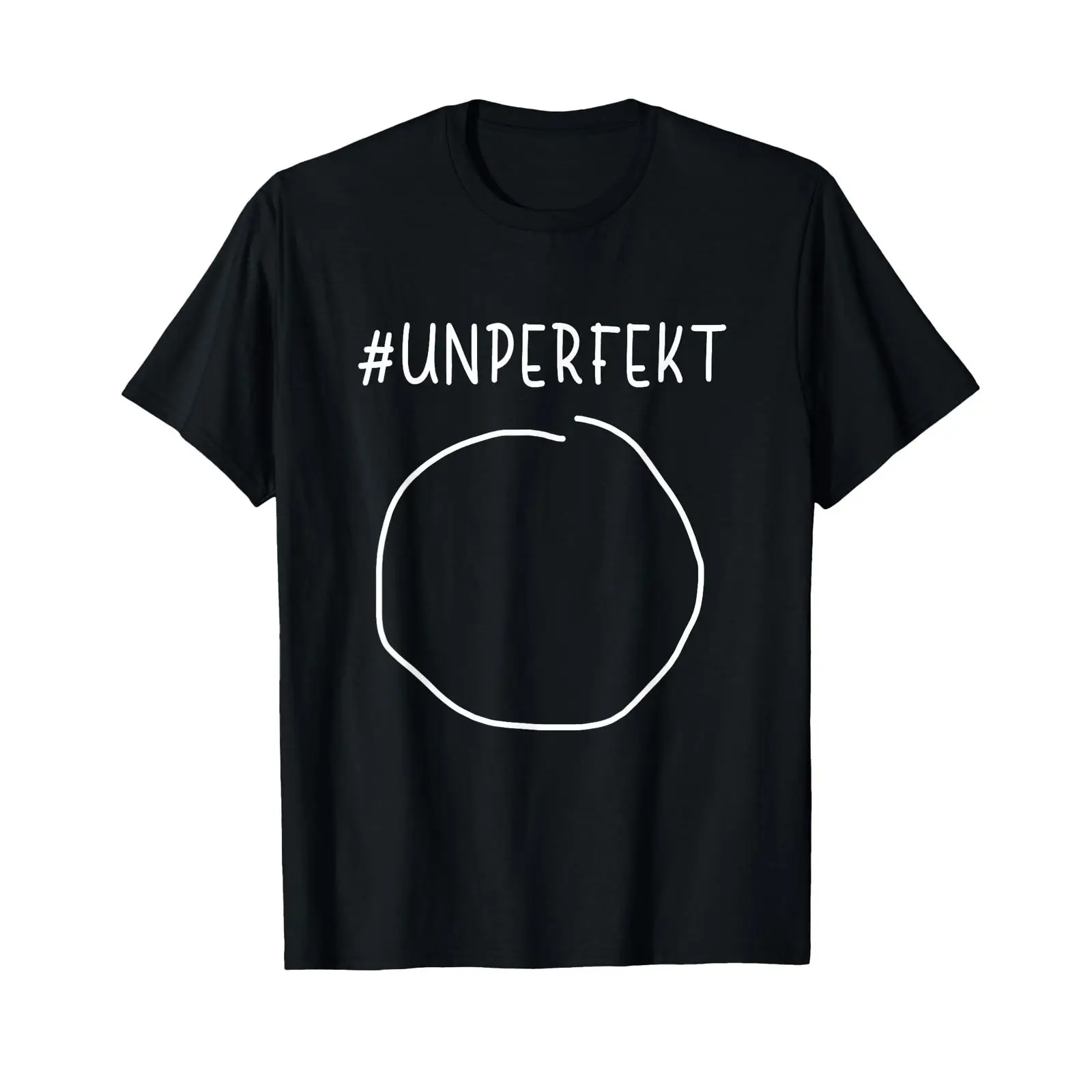 Mens Fashion Hashtags - Imperfect Hashtag Circle Statement T 셔츠