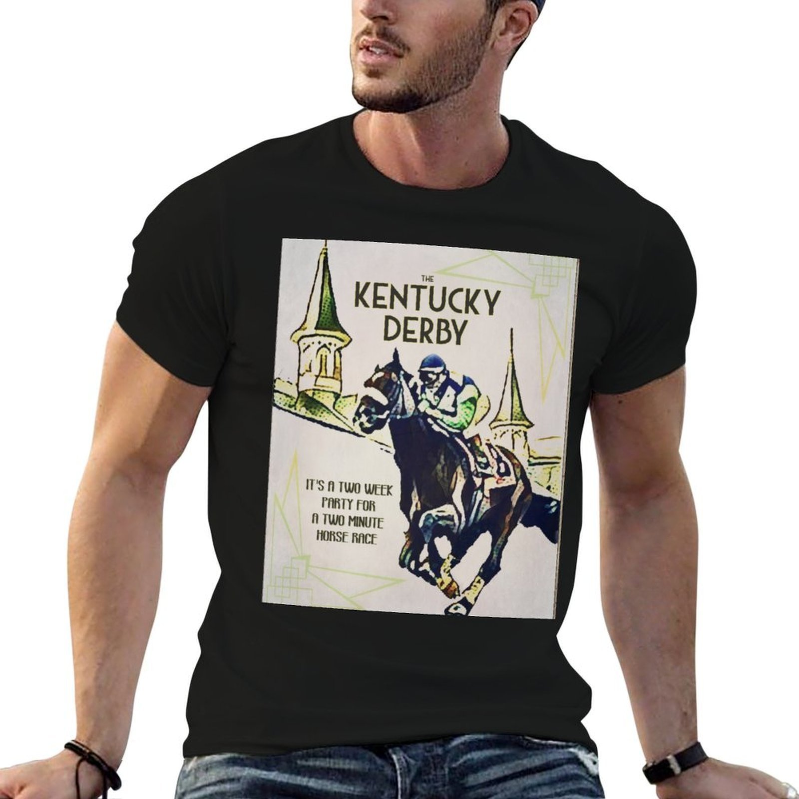 Men'S Fashion For Kentucky Derby - 켄터키 더비 시즌이 다시 왔습니다! 티셔츠