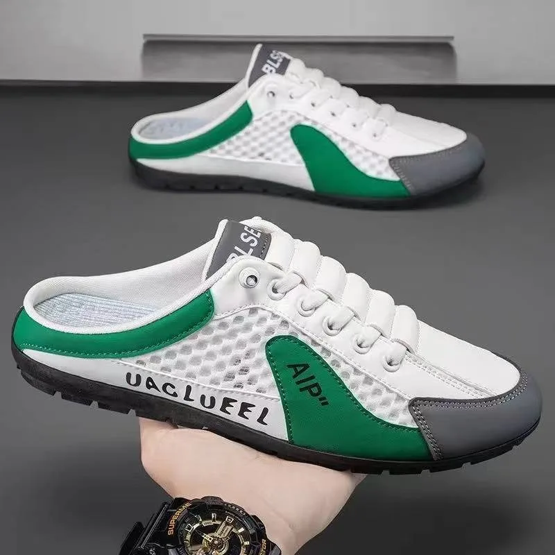 Mens Fashion Week - 남성 패션 소프트 솔 하프 슬리퍼