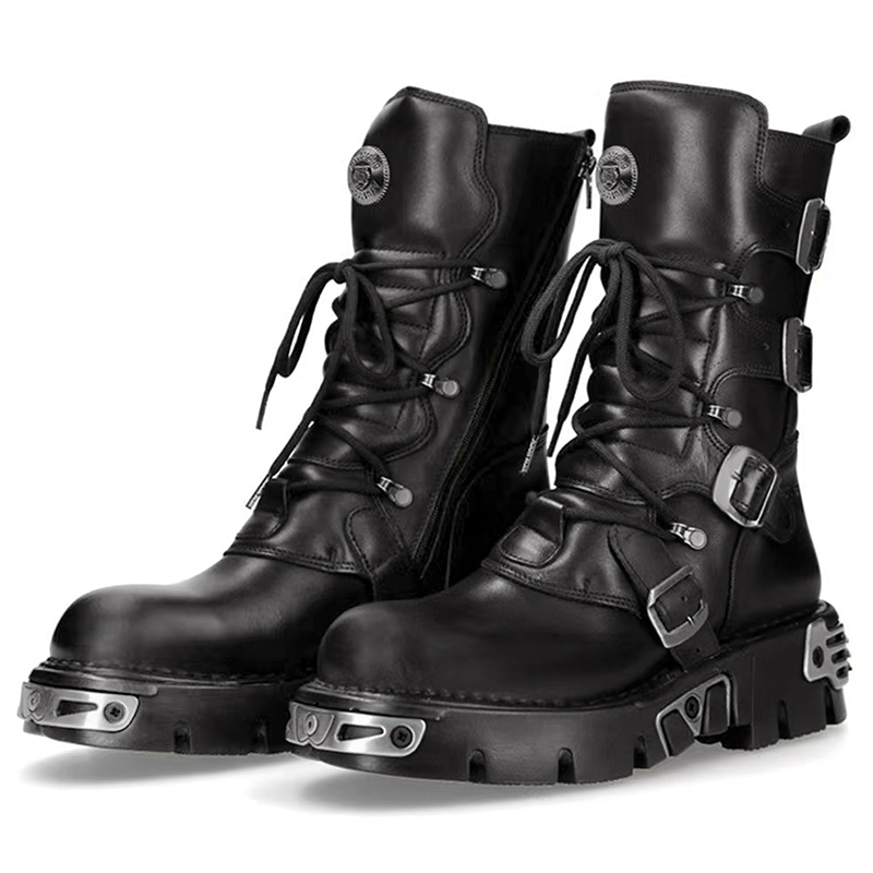 Fashion Men'S Boots - 남성 럭셔리 패션 펑크 고딕 하이