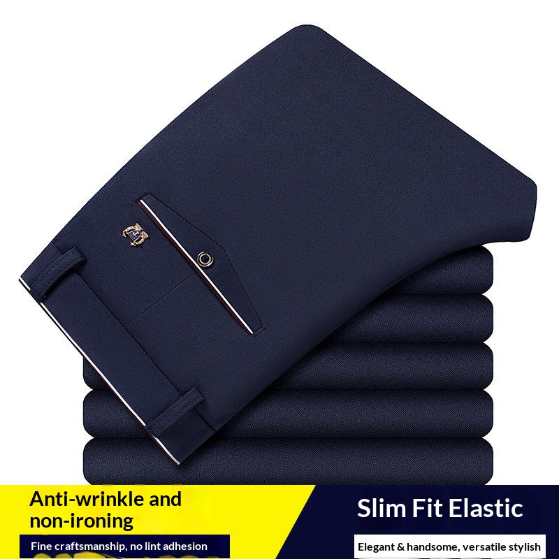 Formal Trouser Stretch - 남성 여름 정장 바지 얇은 스트레이트