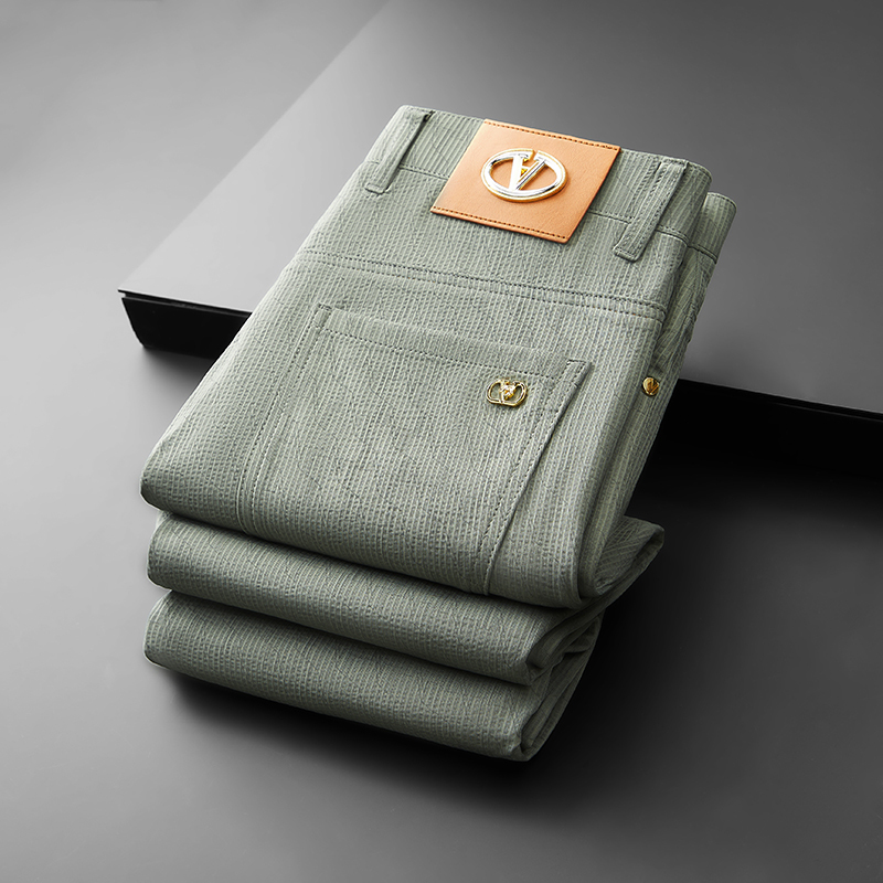 Formal Trouser Stretch - 남성 여름 아이스 실크 경량 통기성