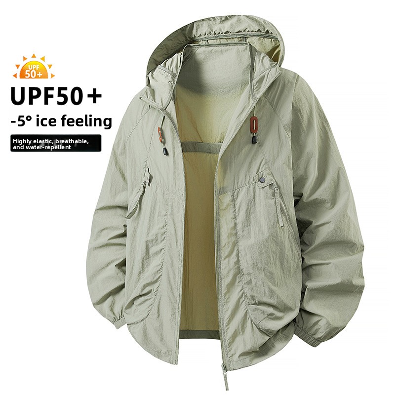 Jacket Mens Fashion - UPF50+ 새로운 패션 남성 여름 초박형