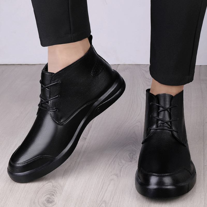 Mens Fashion Dress Shoes - 유명 명품 앵클 부츠 고품질 남성