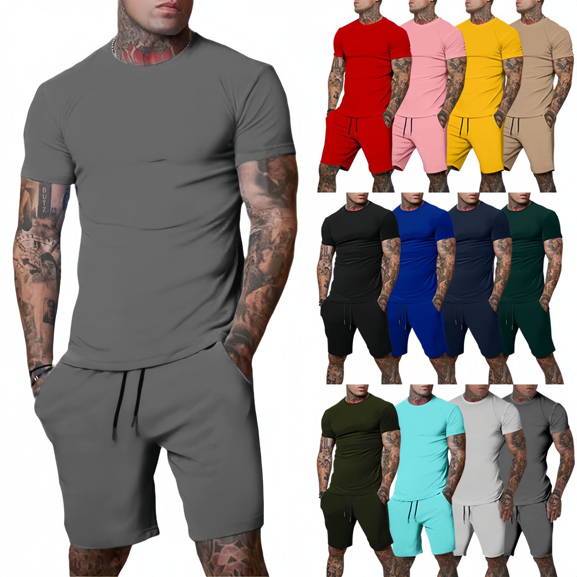 Men'S Fashion Looks - 세련되고 캐주얼한 여름 야외 스포츠 슈트