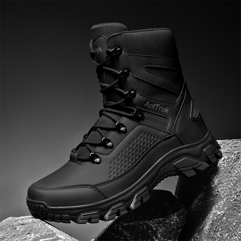 Fashion Men'S Boots - 남성용 와일드 트레이닝 부츠 사계절 하이탑