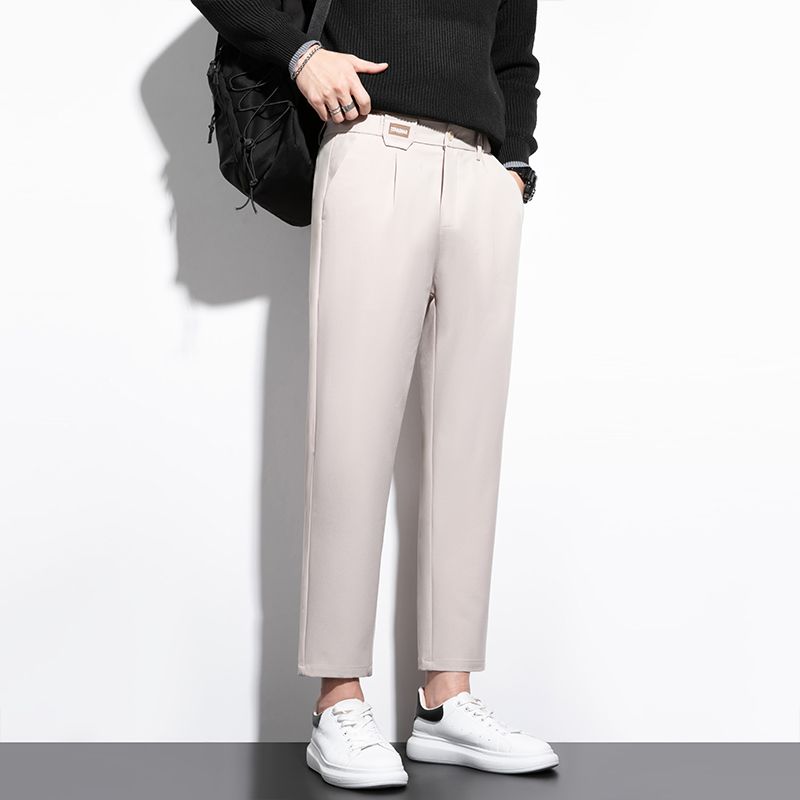 Formal Trouser Stretch - 남성 슬림핏 드레스 팬츠 비즈니스 캐주얼