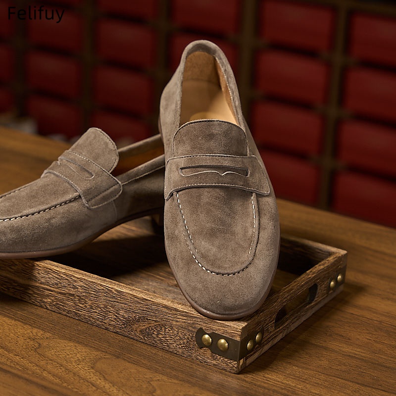 Mens Fashion Dress Shoes - 남성용 편안한 경량 캐주얼 로퍼 신발