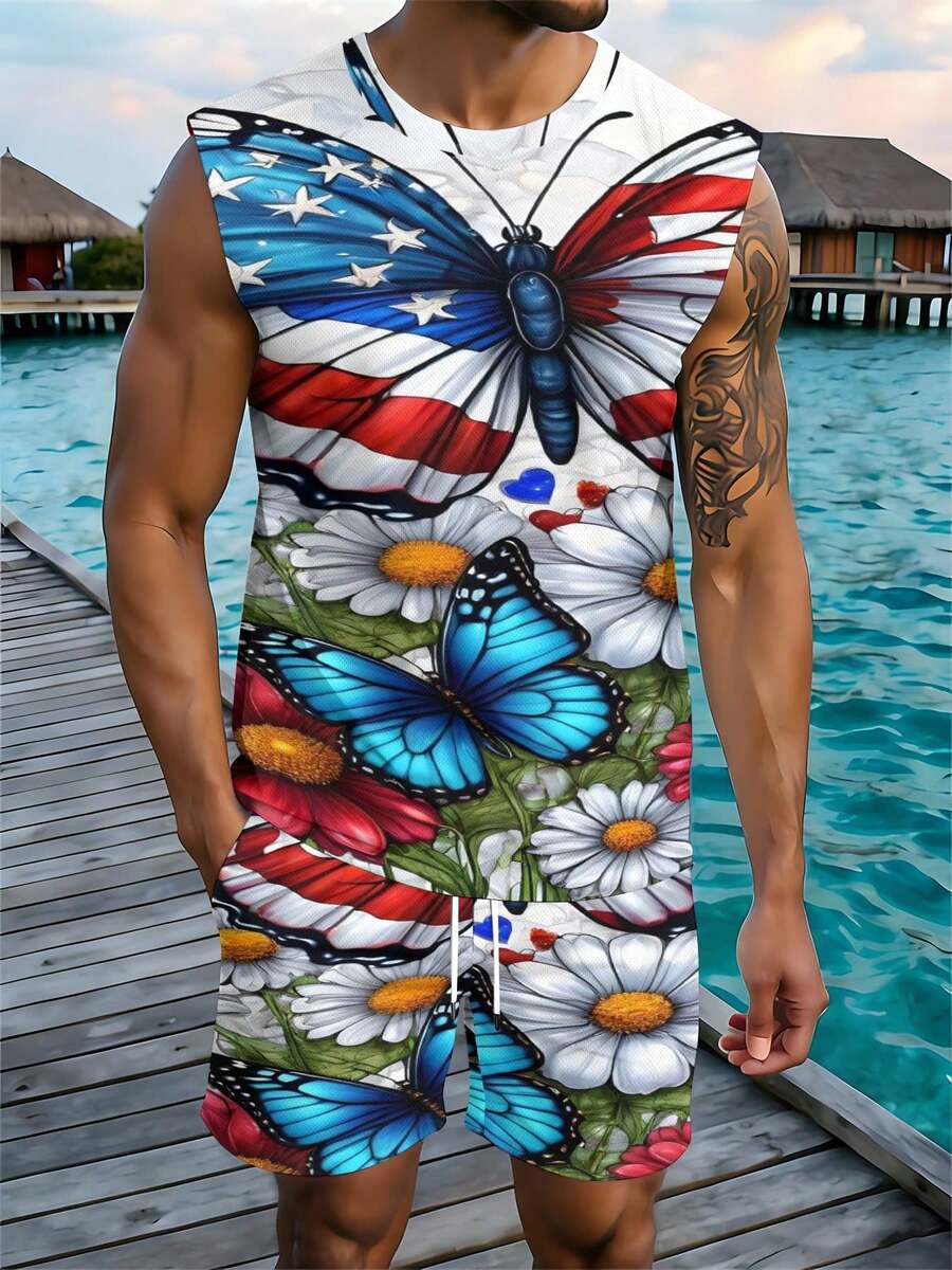 Mens Fashion Summer - 캐주얼 패션 2026 유럽&미국 봄 여름