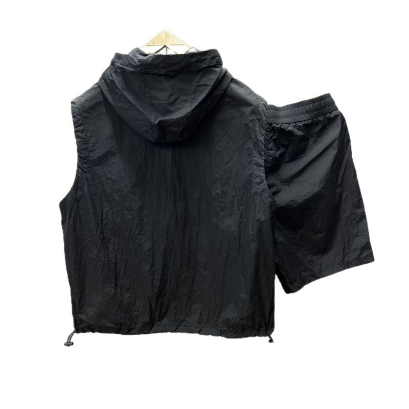 2피스 캐주얼하고 세련된 후드 조끼 반바지 세트 남성  - Mens Fashion Vest 리뷰 및 가격
