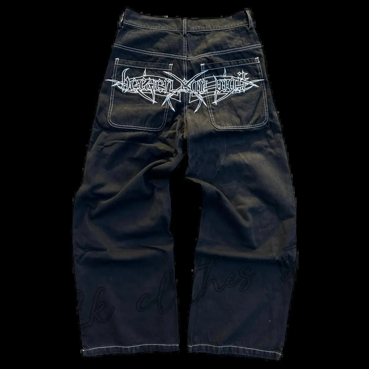 2025 새로운 인쇄 청바지 남성 streetwear  - Men'S Fashion With Baggy Jeans 리뷰 및 가격