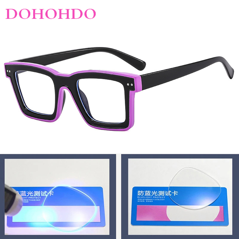 빈티지 럭셔리 브랜드 디자이너 스퀘어 TR90 안티 블 - Mens Fashion Reading Glasses 리뷰 및 가격