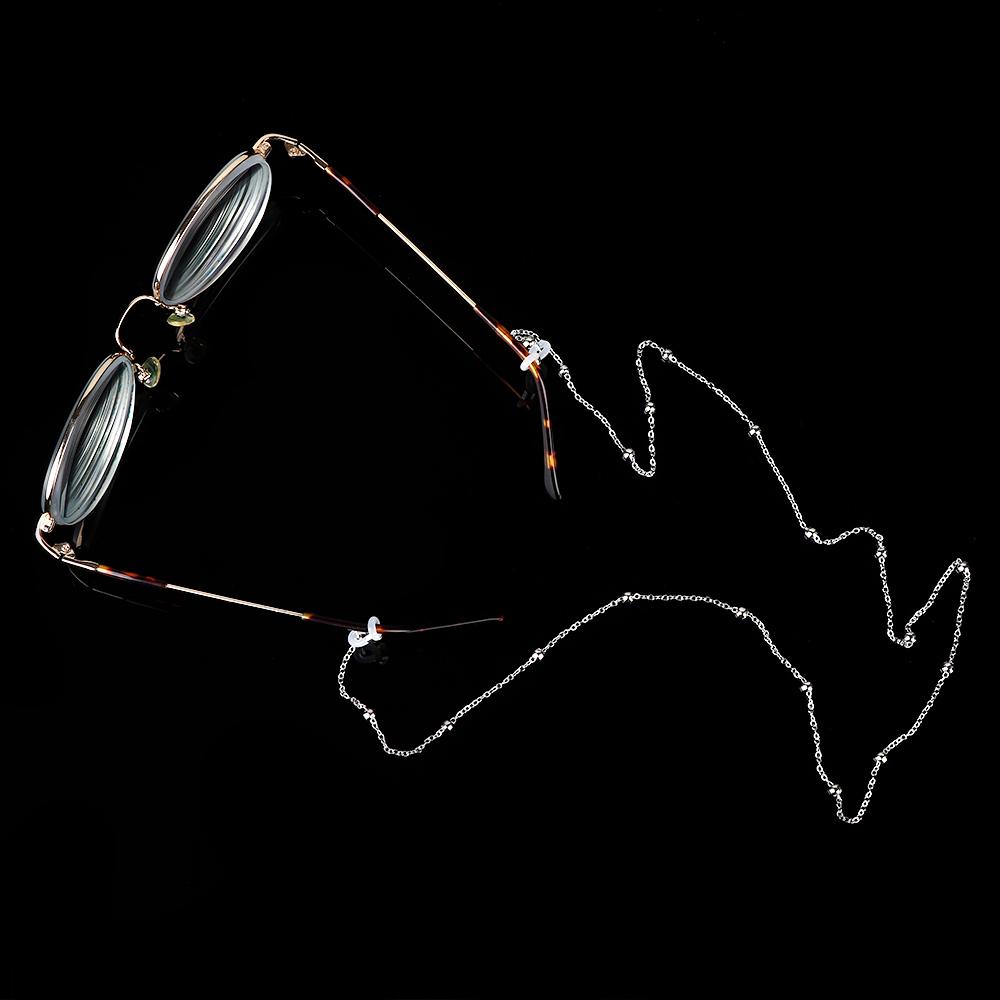 비즈 끈 금속 스트랩 실버 패션 여성 비즈 남성 안경  - Mens Fashion Reading Glasses 리뷰 및 가격