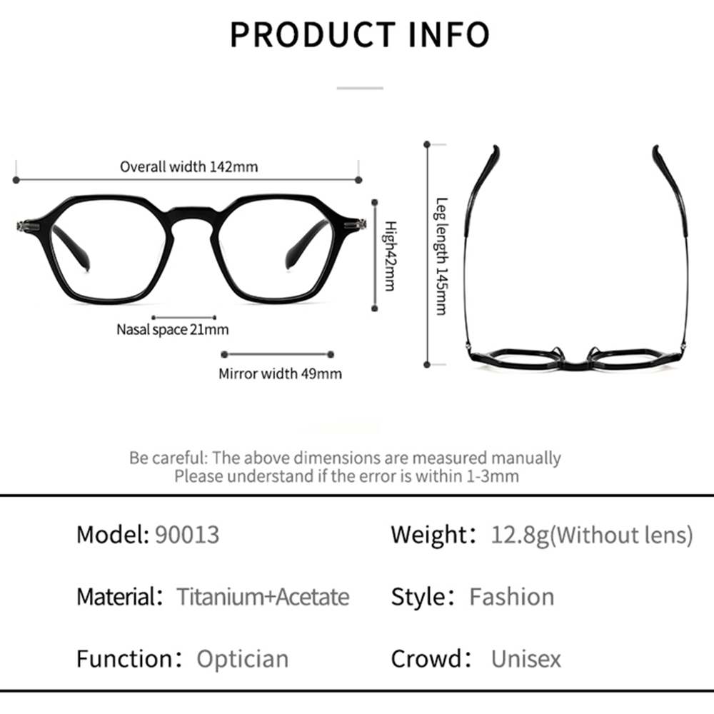 BLMUSA (S) 패션 남성 순수 티타늄 다각형 프레 - Mens Fashion Reading Glasses 리뷰 및 가격