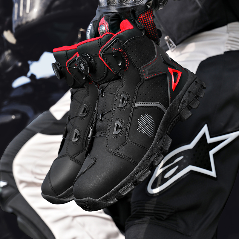 전문가용 남성 오토바이 부츠 오프로드 레이싱 슈즈 스트 - Fashion Men'S Boots 리뷰 및 가격