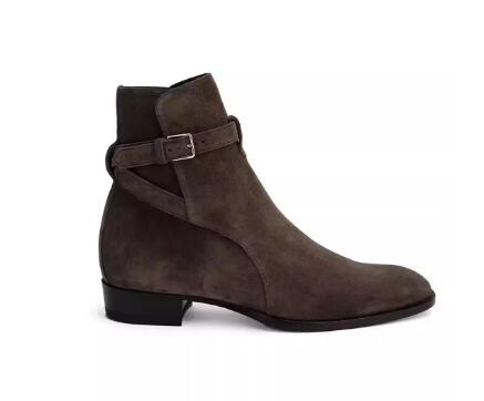 영국 스타일 카키 카멜 프로스트 버클 스트랩 라운드 토 - Mens Fashion Dress Shoes 리뷰 및 가격