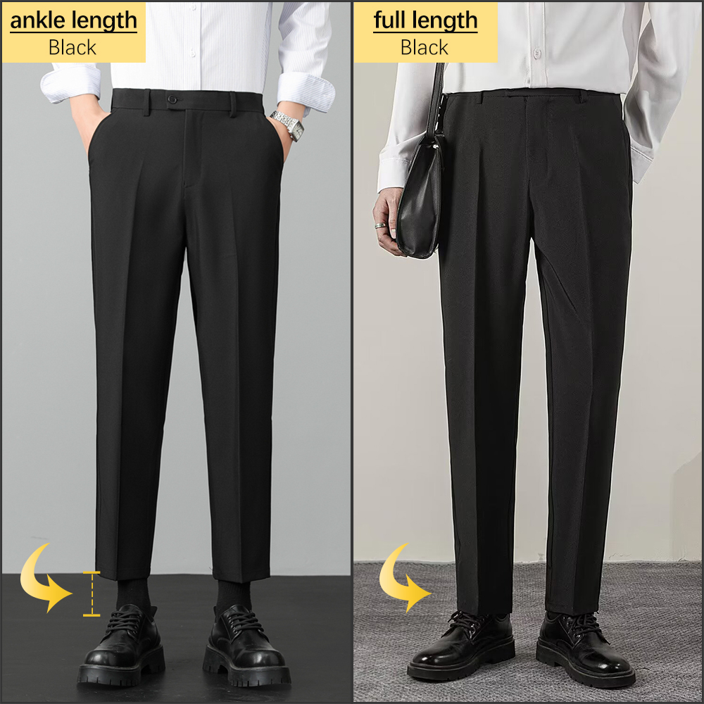 남성 스트레치 스트레이트 수트 팬츠 한국 스타일 정장  - Formal Trouser Stretch 리뷰 및 가격