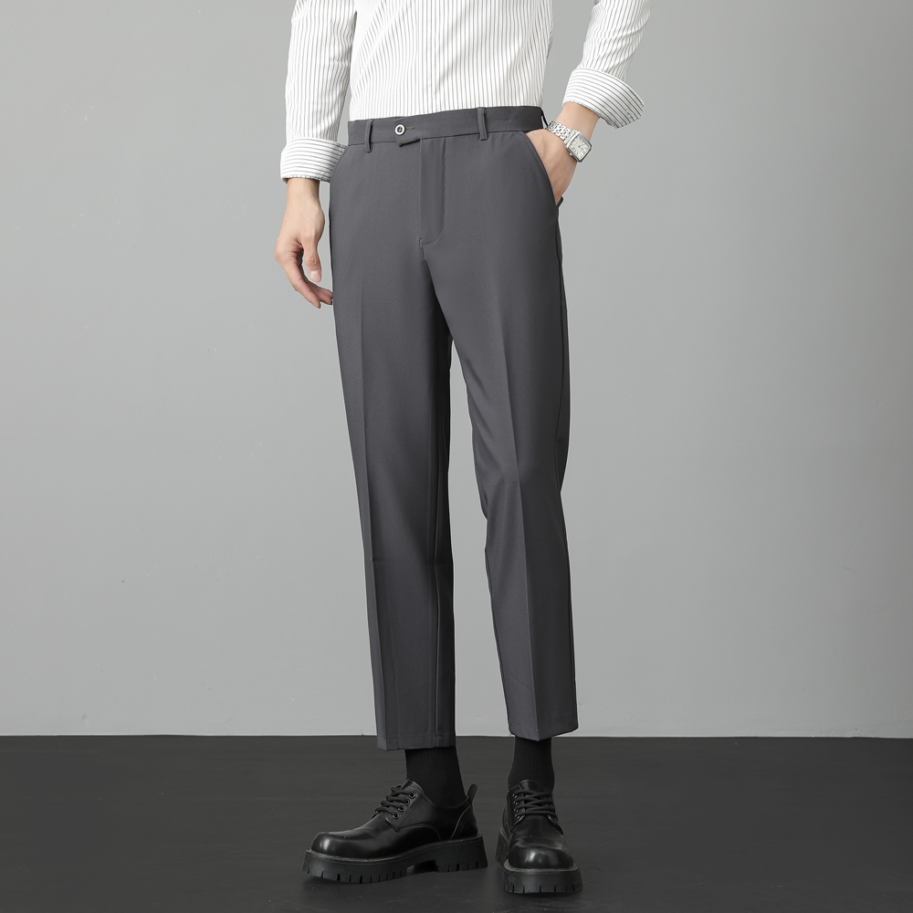 남성 스트레치 스트레이트 수트 팬츠 한국 스타일 정장  - Formal Trouser Stretch 리뷰 및 가격