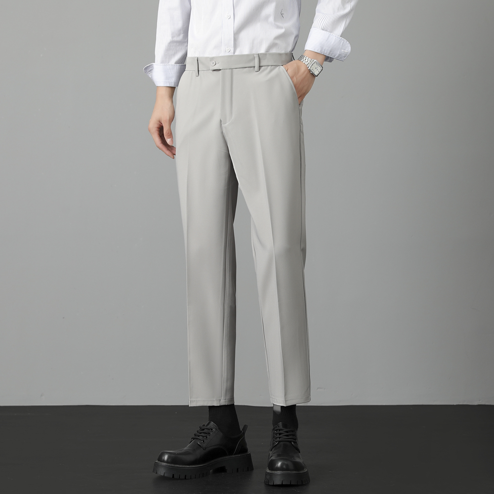 남성 스트레치 스트레이트 수트 팬츠 한국 스타일 정장  - Formal Trouser Stretch 리뷰 및 가격