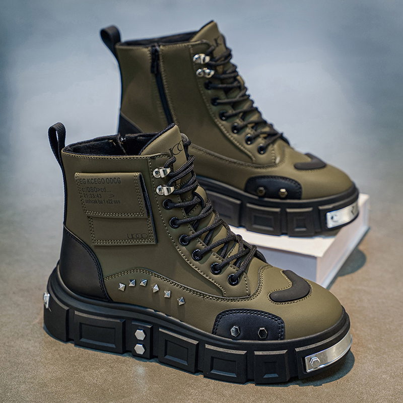 편안하고 통기성 좋은 남성용 하이탑 부츠, 내구성과 키 - Fashion Men'S Boots 리뷰 및 가격