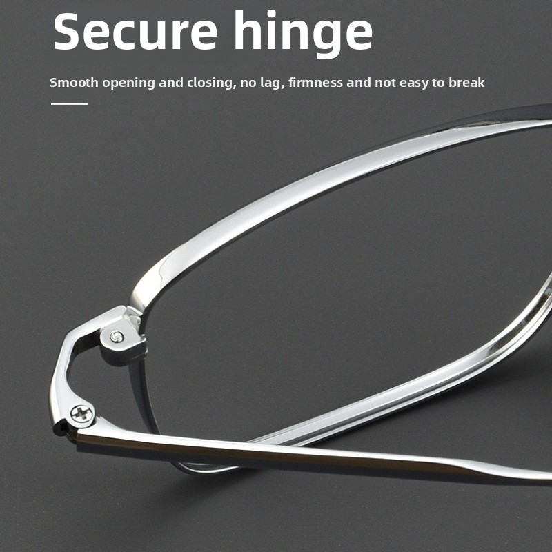 SZTZX 순수 티타늄 와이어 레트로 하프 프레임 안경 - Mens Fashion Reading Glasses 리뷰 및 가격