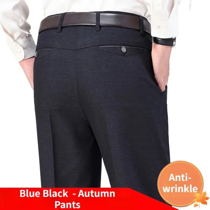 GOZBKF 남성용 두꺼운 캐주얼 세트 바지, 클래식  - Formal Trouser Stretch 리뷰 및 가격