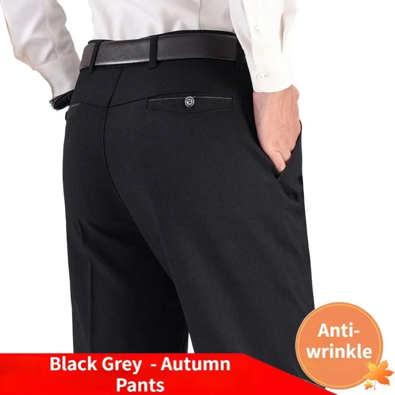 GOZBKF 남성용 두꺼운 캐주얼 세트 바지, 클래식  - Formal Trouser Stretch 리뷰 및 가격