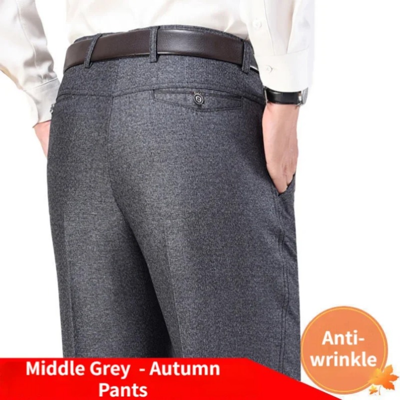 GOZBKF 남성용 두꺼운 캐주얼 세트 바지, 클래식  - Formal Trouser Stretch 리뷰 및 가격