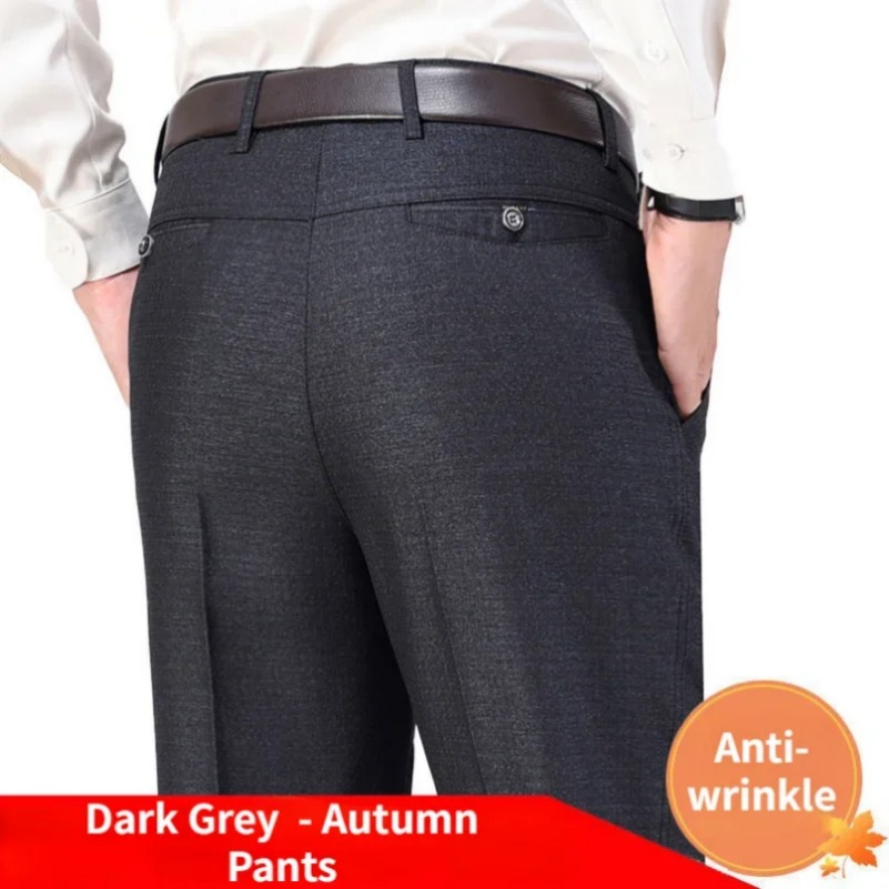 GOZBKF 남성용 두꺼운 캐주얼 세트 바지, 클래식  - Formal Trouser Stretch 리뷰 및 가격