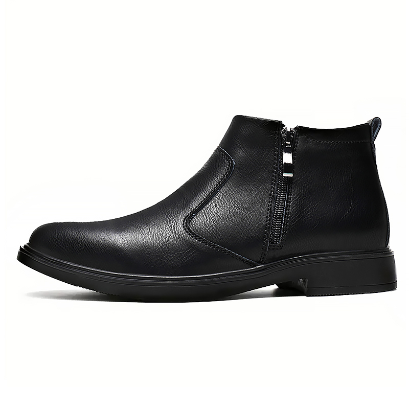 남성용 가을 겨울 신상 하이탑 가죽 신발, 지퍼가 달린 - Fashion Men'S Boots 리뷰 및 가격