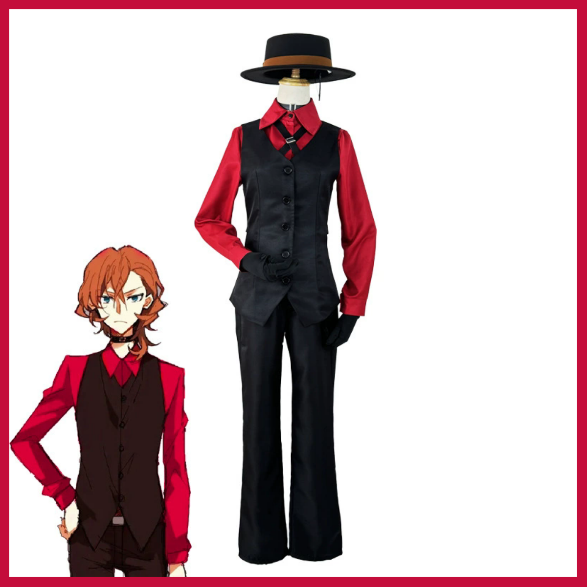 XQAnime Bungo Stray Dogs Beast - Mens Fashion Vest 리뷰 및 가격