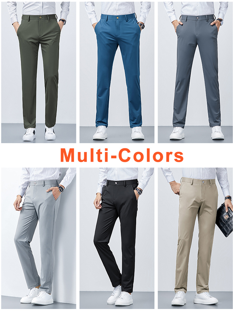2022 뉴 여름 남성 긴 바지 통기성 스트레치 스판덱 - Formal Trouser Stretch 리뷰 및 가격