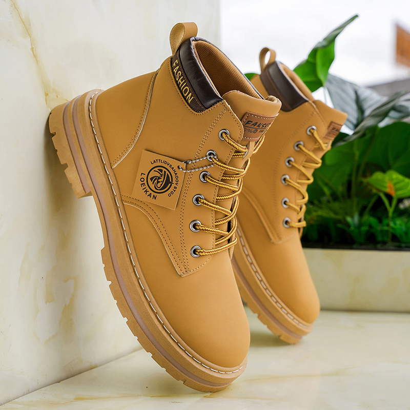2025 남성용 신상 클래식 미드컷 부츠 - 두꺼운 밑 - Fashion Men'S Boots 리뷰 및 가격