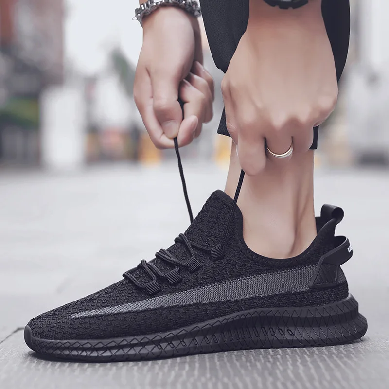 남성용 직조 신발 2025 신상 브랜드 통기성 스포츠화 - Men'S Fashion Footwear 리뷰 및 가격