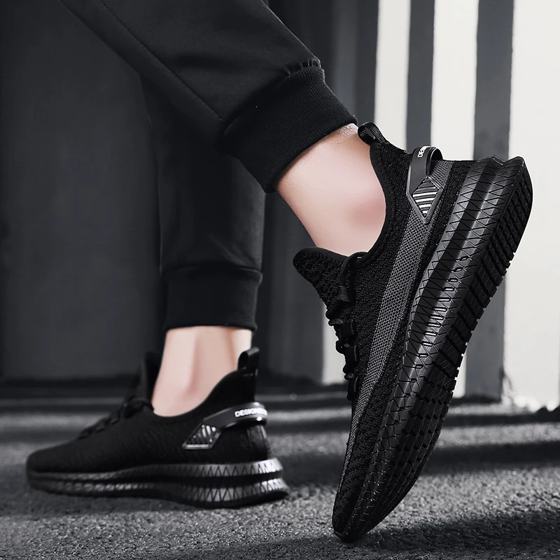 남성용 직조 신발 2025 신상 브랜드 통기성 스포츠화 - Men'S Fashion Footwear 리뷰 및 가격