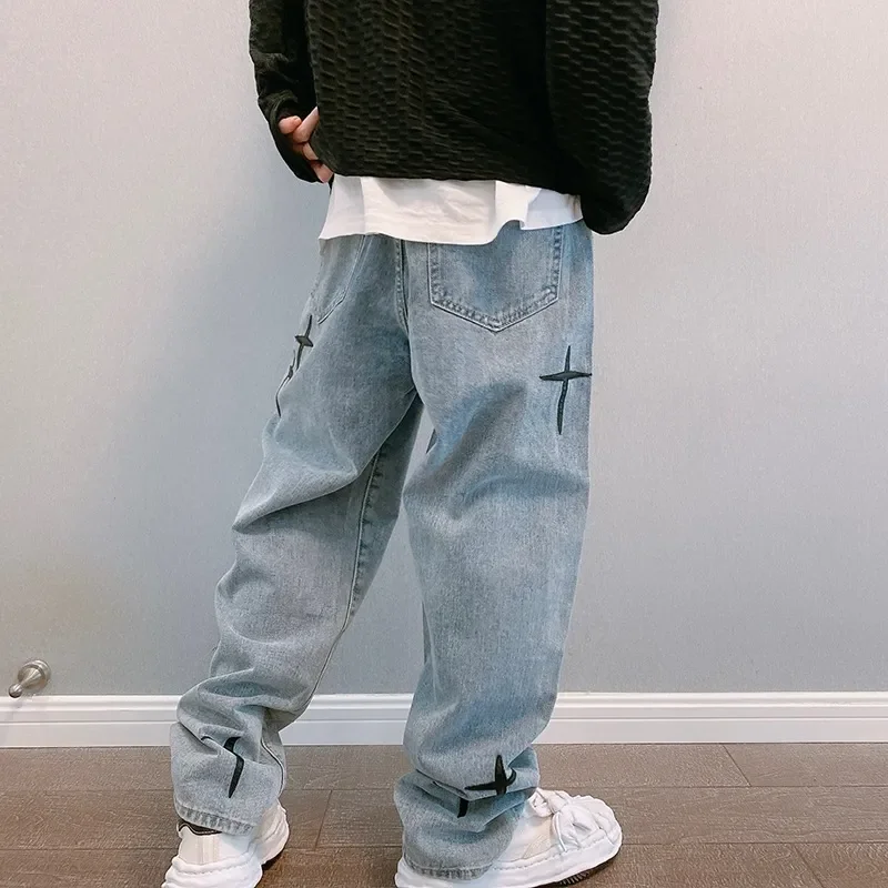 남성용 와이드 레그 카고 팬츠, 헐렁한 스트레이트 청바 - Men'S Fashion With Baggy Jeans 리뷰 및 가격