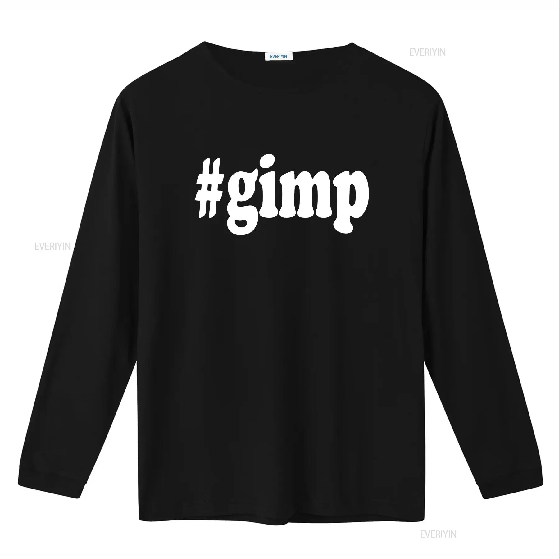 gimp 티셔츠 해시태그 웃긴 블랙 화이트 코튼 빈티지 - Mens Fashion Hashtags 리뷰 및 가격
