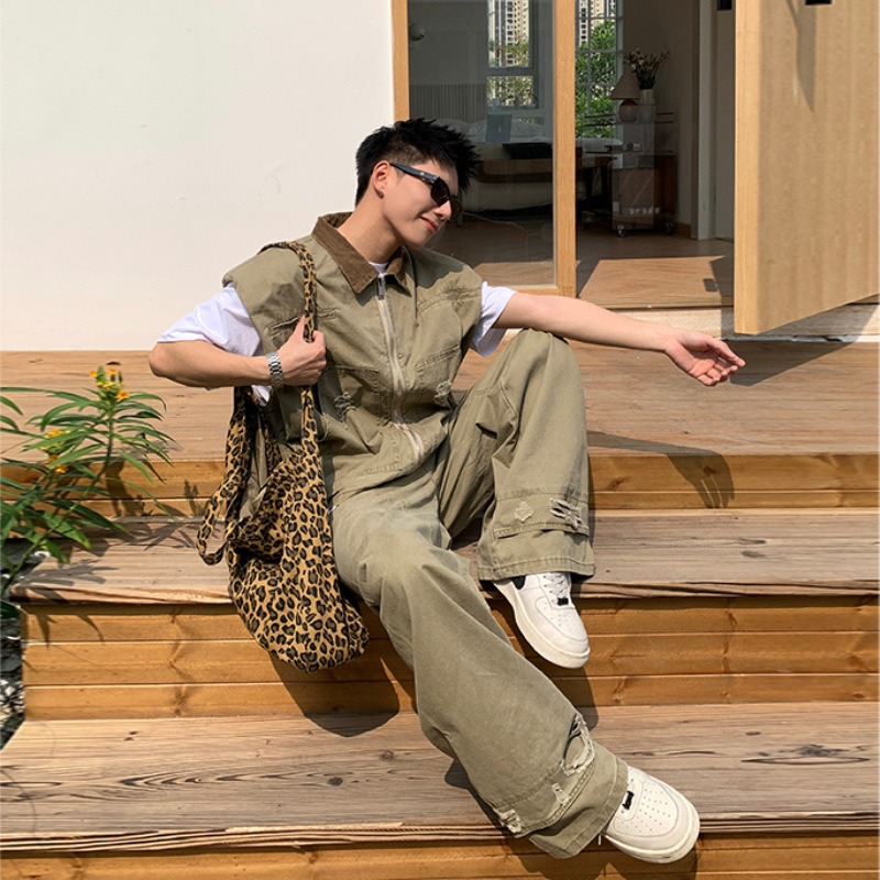 미국 패션 브랜드 레트로 데님 재킷 남성 여름 신상 실 - Mens Fashion Summer 리뷰 및 가격
