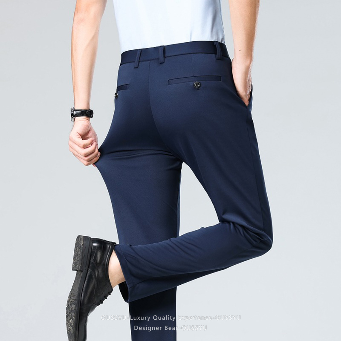 여름용 얇은 남성 스트레치 수트 팬츠 비즈니스 슬림 스 - Formal Trouser Stretch 리뷰 및 가격