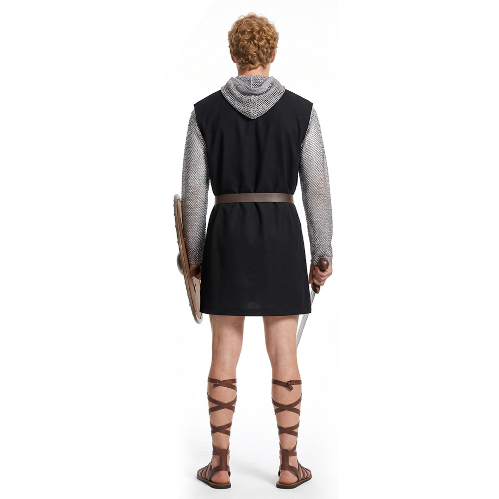중세 기사 코스프레 의상 할로윈 스타일 체인메일 전사  - Mens Fashion Vest 리뷰 및 가격