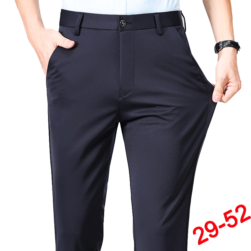 플러스 사이즈 바지 남성 비즈니스 정장 바지 스트레치  - Formal Trouser Stretch 리뷰 및 가격