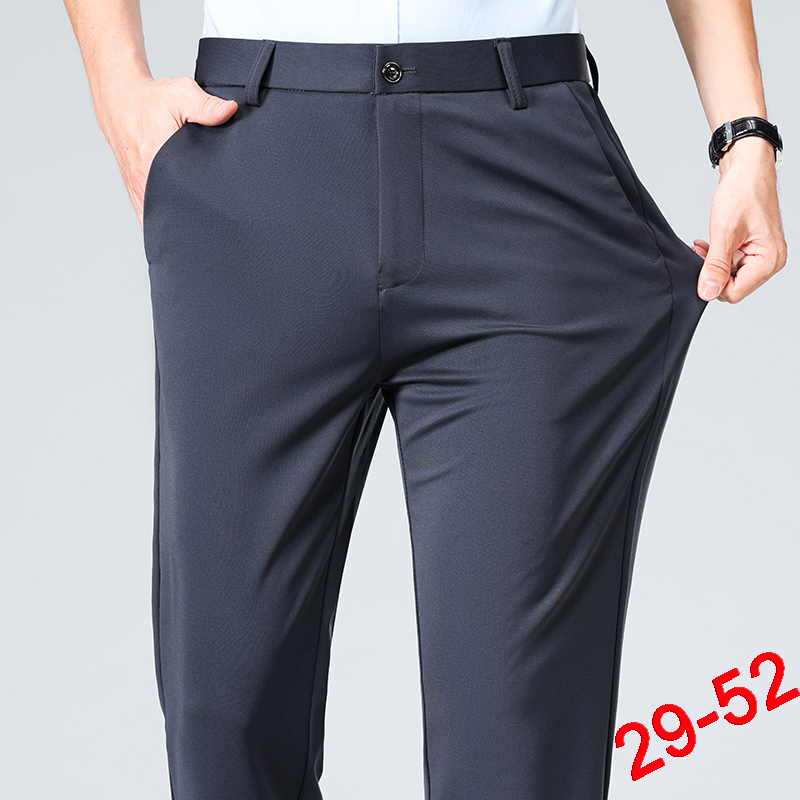 플러스 사이즈 바지 남성 비즈니스 정장 바지 스트레치  - Formal Trouser Stretch 리뷰 및 가격