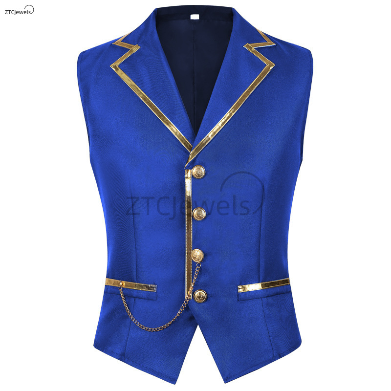 새로운 남성 중세 코스프레 조끼 패션 캐주얼 신사 비즈 - Mens Fashion Vest 리뷰 및 가격