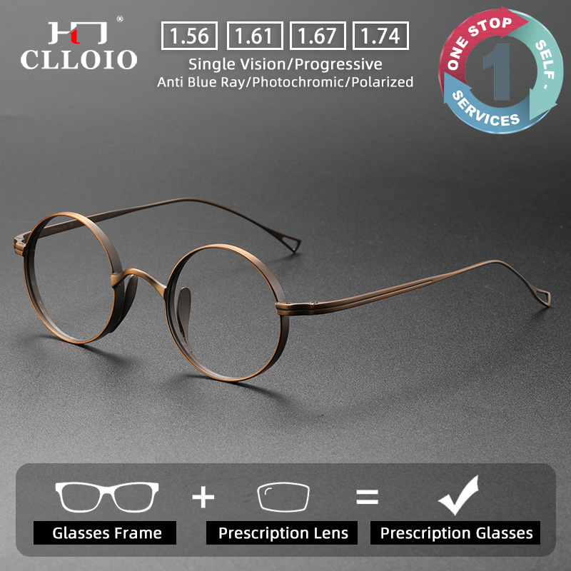 CLLOIO 패션 순수 티타늄 처방 안경 남성 여성의  - Mens Fashion Reading Glasses 리뷰 및 가격