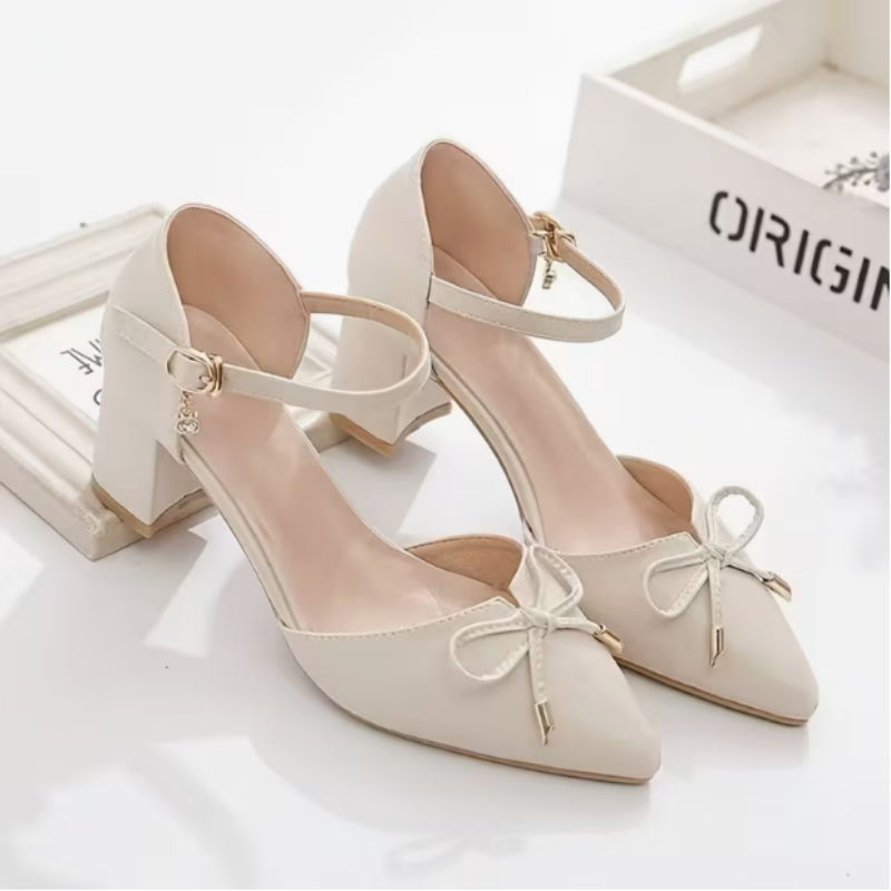 여성용 하이힐 샌들, 포인티드 토 펌프스, 리본 장식, - Mens Fashion Dress Shoes 리뷰 및 가격