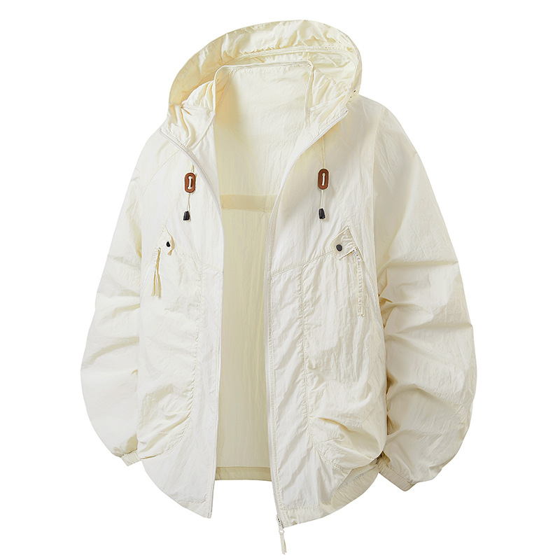 UPF50+ 새로운 패션 남성 여름 초박형 후드 자외선 - Jacket Mens Fashion 리뷰 및 가격